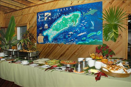 Laguna Beach Resort Utila Étterem fotó